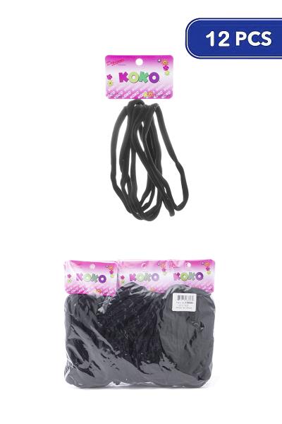 KOKO NO TANGLE HAIR TIE LARGE BAND 5 PC SET (12 UNITS)