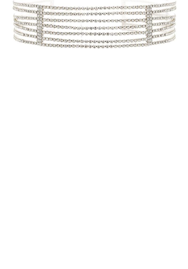 RHINESTONE FIXED LAYER CHOKER