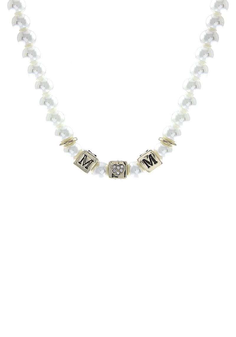 8MM PEARL MOM NECKLACE