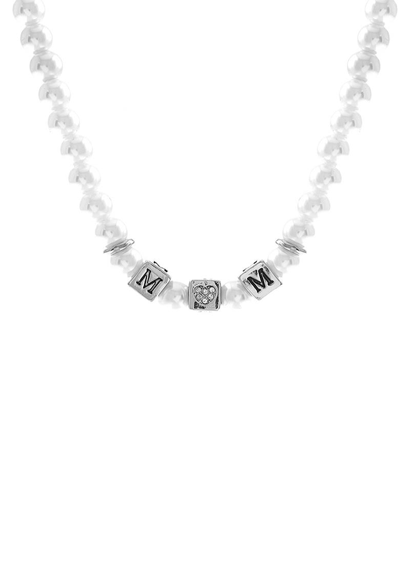 8MM PEARL MOM NECKLACE