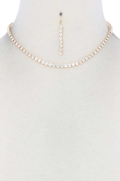 DAINTY RHINESTONE NECKLACE