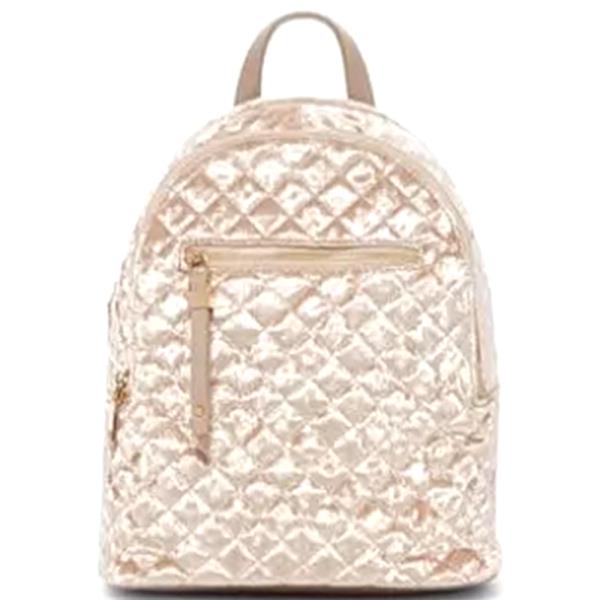 QUILTED VELVET BACKPACK