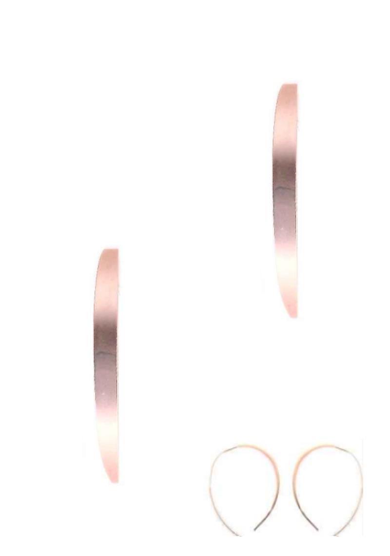 ONE LINE DROP TRENDY FASHION EARRINGS