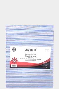 JUMBO RECTANGLE NAIL FILE ZEBRA 80 80 GRIT 50 PCS SET