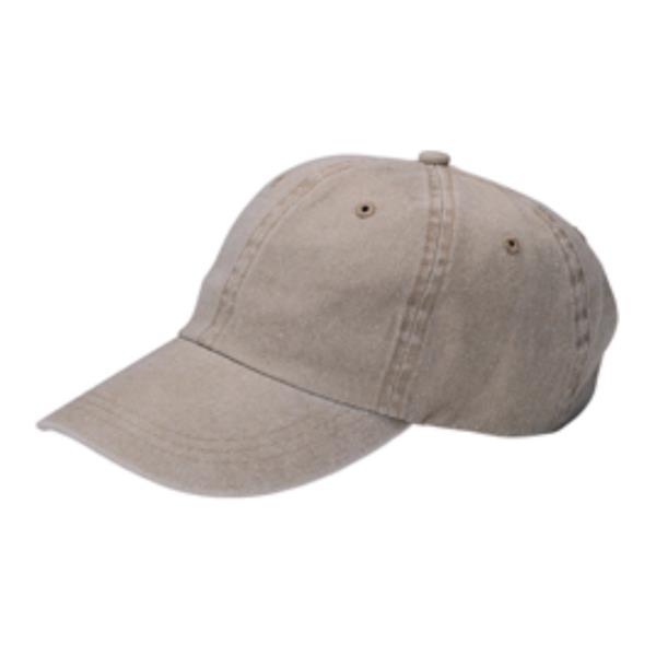 WASHED PIGMENT DYED COTTON TWILL CAP