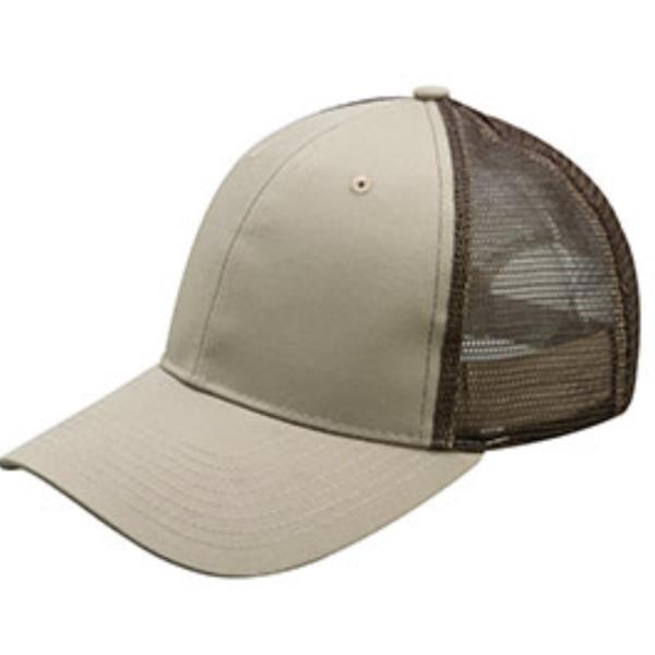 POLY COTTON TWILL TRUCKER CAP