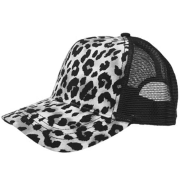 ANIMAL PRINT TRUCKER CAP