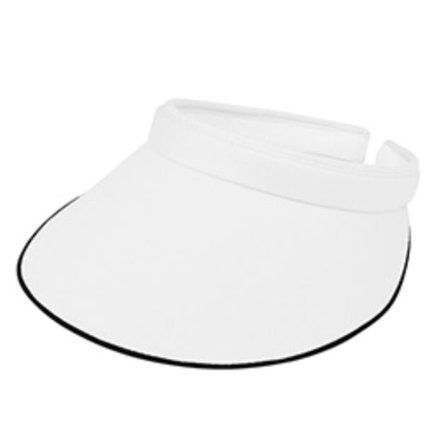 COTTON TWILL CLIP ON VISOR