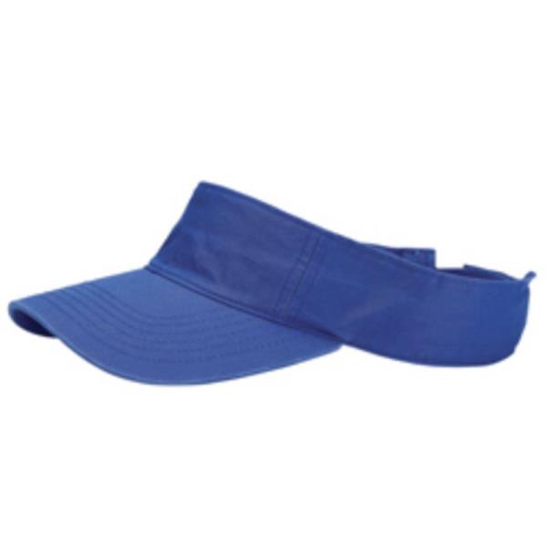 COTTON TWILL WASHED SOFT VISOR