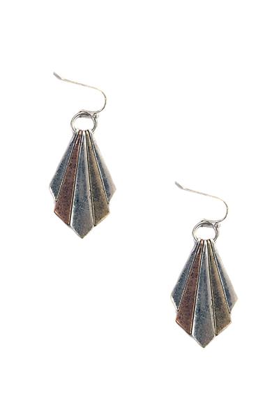 RODEO WESTERN RUSTIC ANTIQUE TASSEL DANGLE EARRING