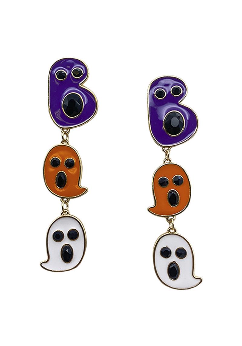 HALLOWEEN GHOST DANGLE EARRING