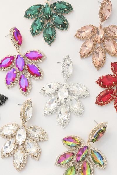 MARQUISE CRYSTAL EARRING
