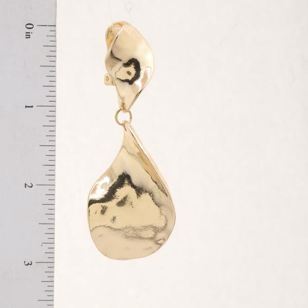 ORGANIC SHAPE DANGLE CLIP EARRING