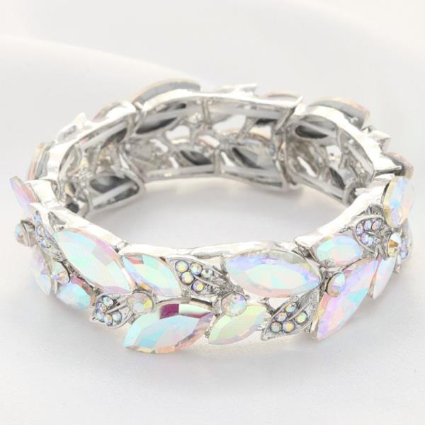 MARQUISE CRYSTAL METAL BRACELET