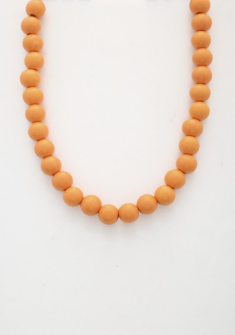 WOOD BEAD NECKLACE