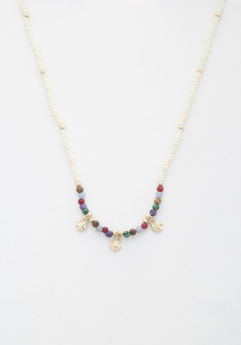 COIN BEADED NECKLACE