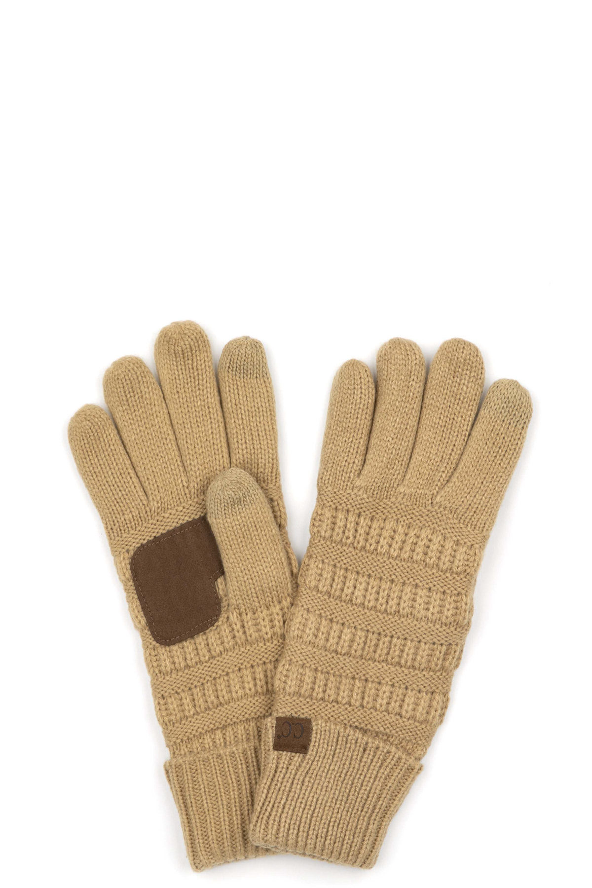 CC SOLID RIBBED GLOVE WITH LINING