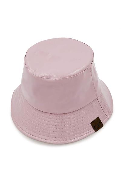 CC VEGAN LEATHER BUCKET HAT