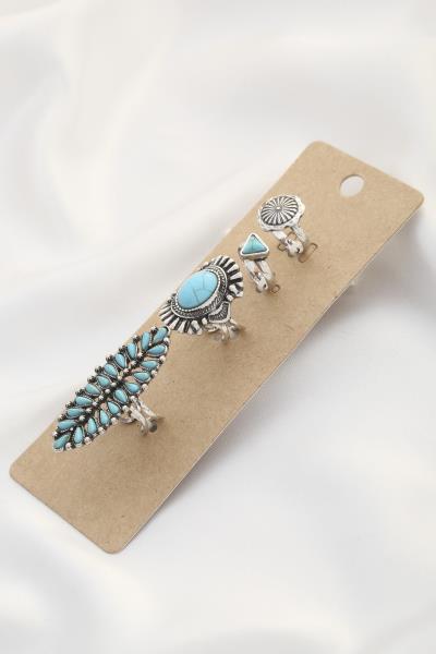 WESTERN ASSORTED RING SET