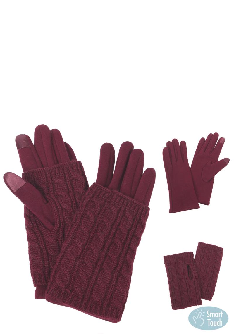 DETACHABLE WARM CHIC GLOVES