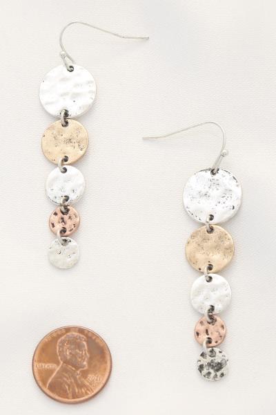 COIN LINK DANGLE EARRING