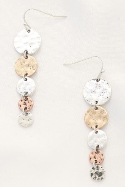 COIN LINK DANGLE EARRING