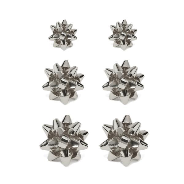 METAL CHRISTMAS ALUMINUM COATING EARRING