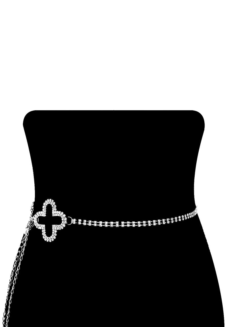 MOROCCAN SHAPE RHINESTONE BELT