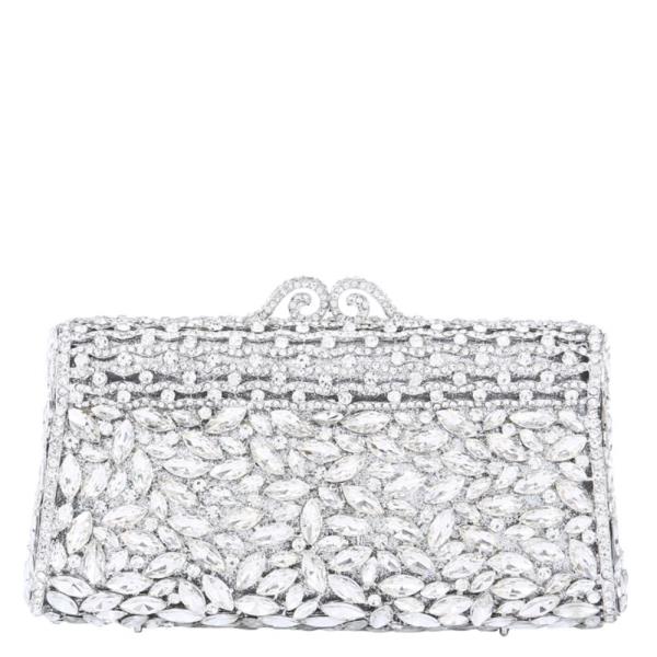 (PRE-ORDER/ONLY ONLINE) ORNATE RHINESTONE MINAUDIERE CLUTCH BAG