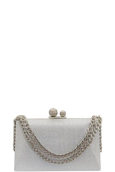 TEXTURE CHIC CROSSBODY CLUTCH BAG
