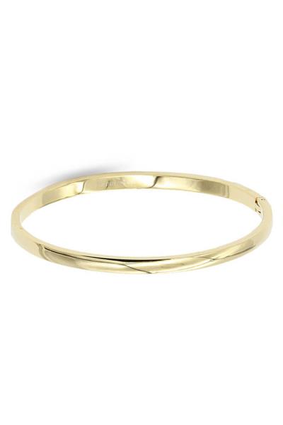 LINED METAL BANGLE BRACELET