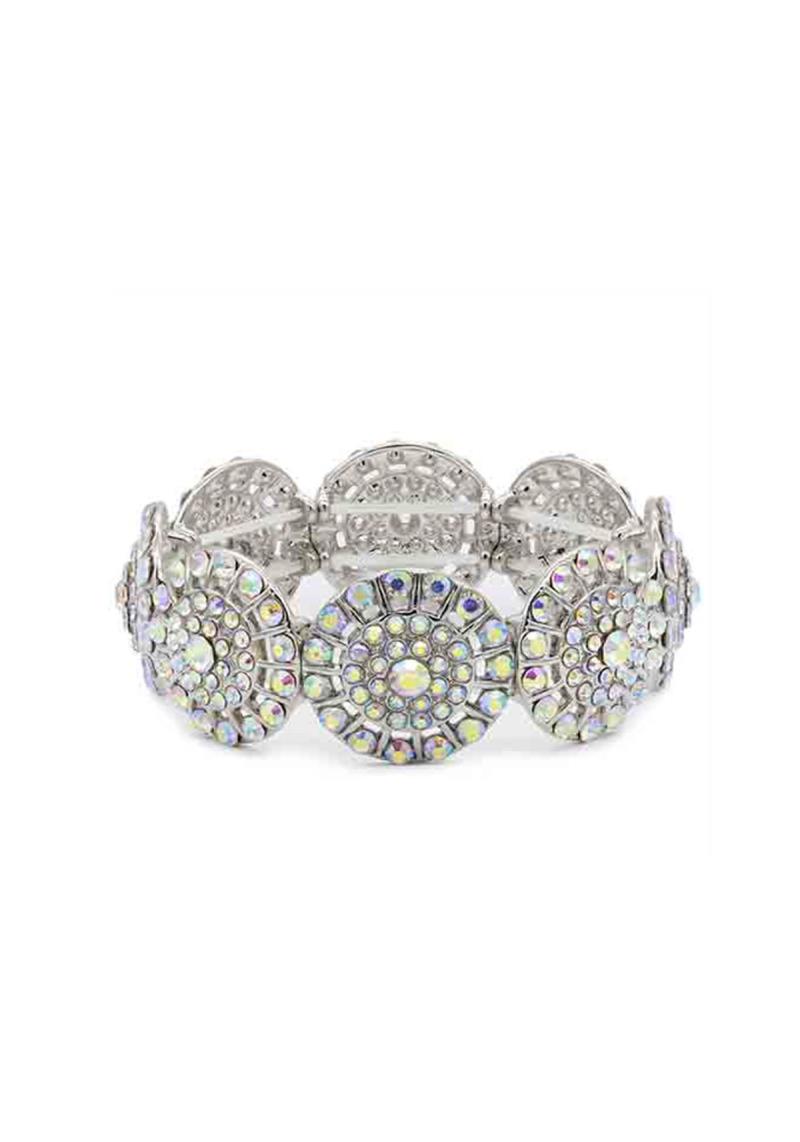 RUND CRYSTAL METAL BRACELET