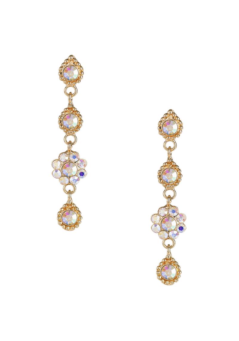 FLOWER TEARDROP EARRING