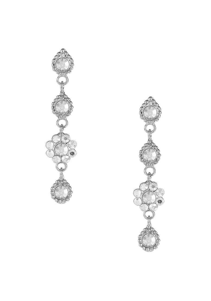 FLOWER TEARDROP EARRING