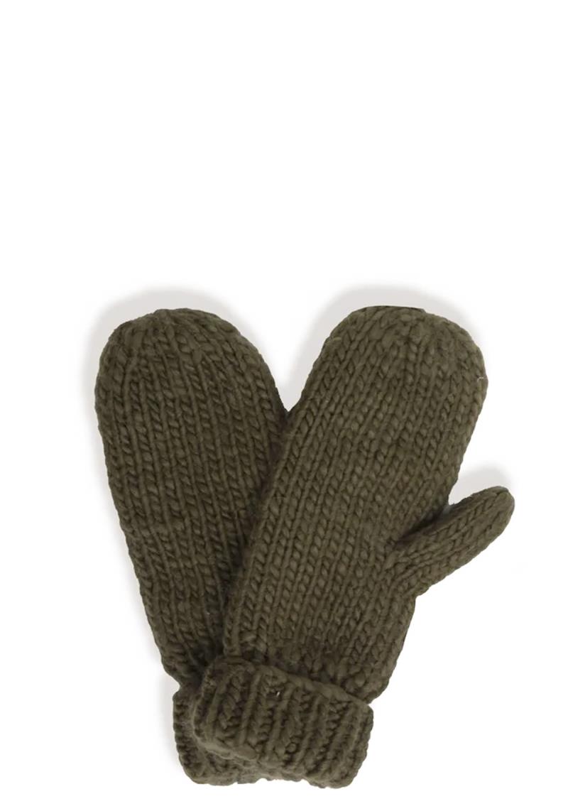 HAND-KNITTED BASIC GLOVES
