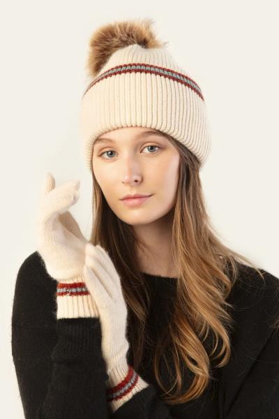 STRIPE CUFF GLOVES
