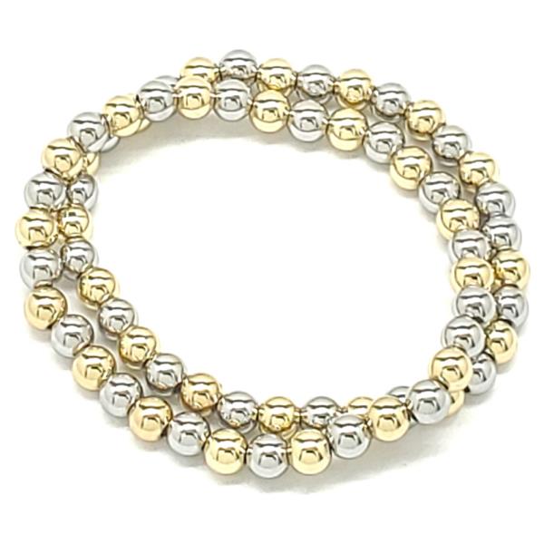 S.STEEL BRACELET-2 line 6mm