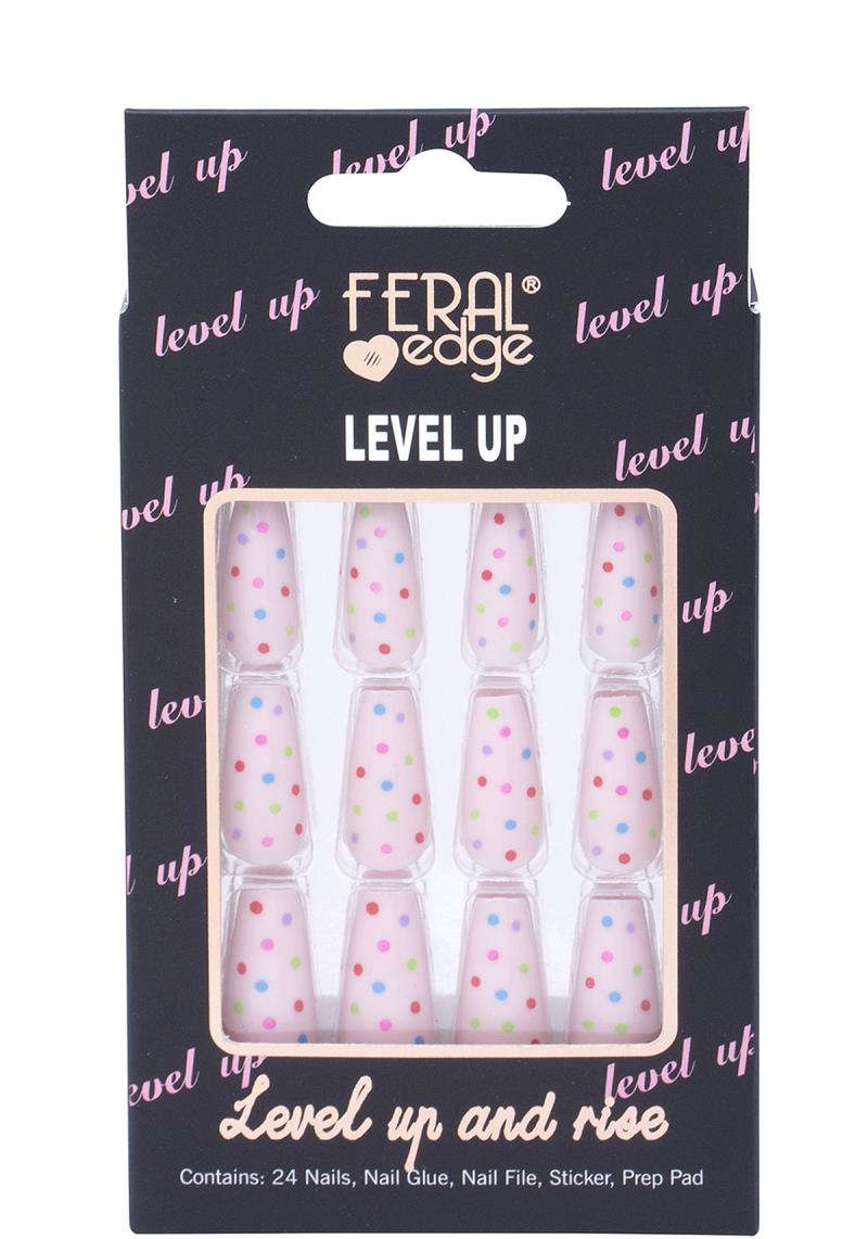 FERAL EDGE LEVEL UP AND RISE NAIL DECORATION SET