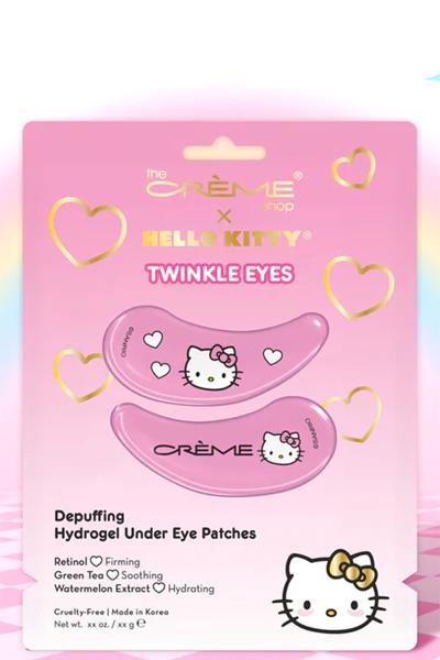 THE CREME SHOP HELLO KITTY TWINKLE EYES DEPUFFING HYDROGEL UNDER EYE PATCHES