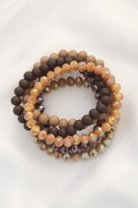 BEADED ASSORTED BRACELET SET