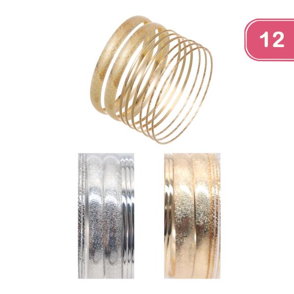FASHION METAL BANGLE BRACELET (12 UNITS)