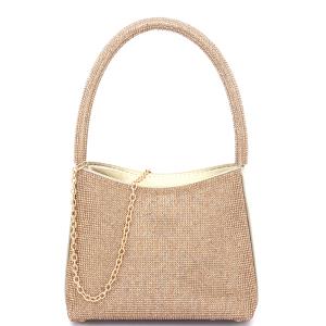 RHINESTONE CHIC HANDLE BAG