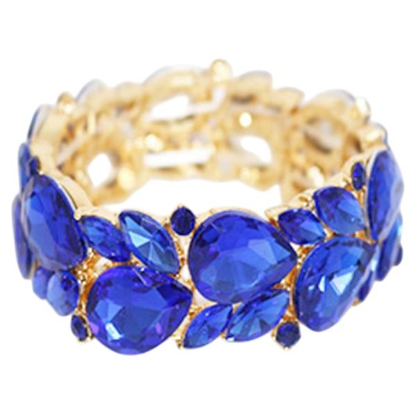 TEARDROP CRYSTAL STRETCH BRACELET