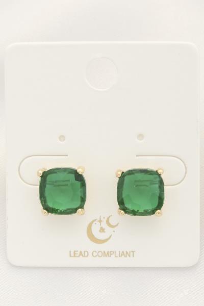 CRYSTAL STUD EARRING