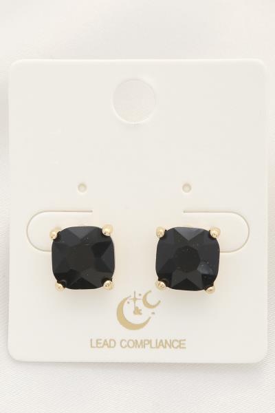 CRYSTAL STUD EARRING