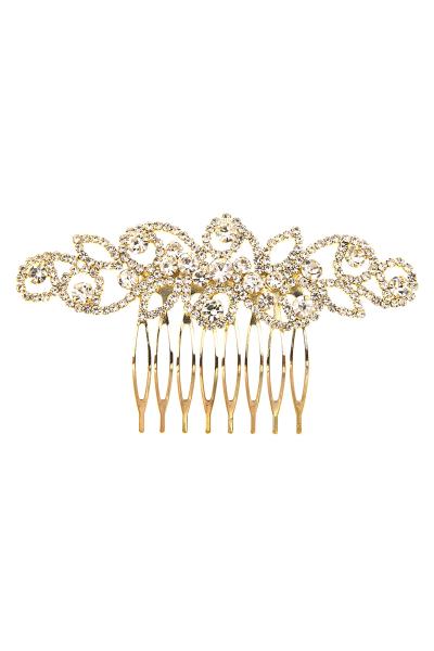 RHINESTONE BOUQUET HAIR COMB