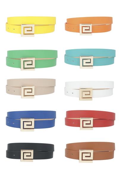 PIVOTED METAL GRECA BELT