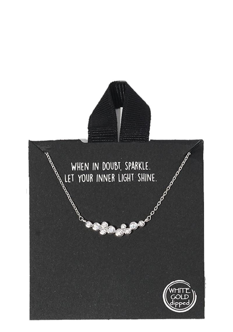 GOLD DIPPED METAL CHAIN NECKLACE