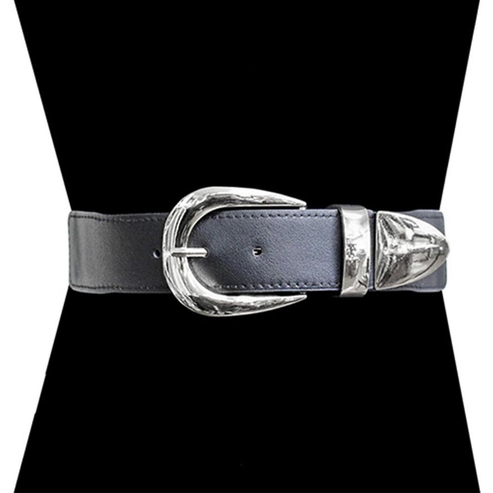 METAL U BUCKLE ELASTIC BELT