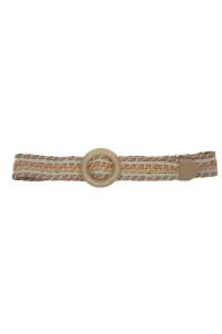 MULTI COLOR ROUND BUCKLE BELT